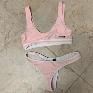 Boutine LA Chooks two piece thong swimsuit
